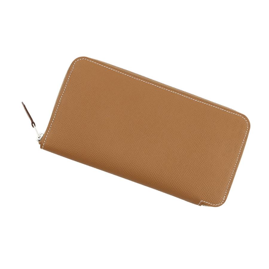 エルメス 長財布 アザップロング シルクイン ゴールド/シルバー金具