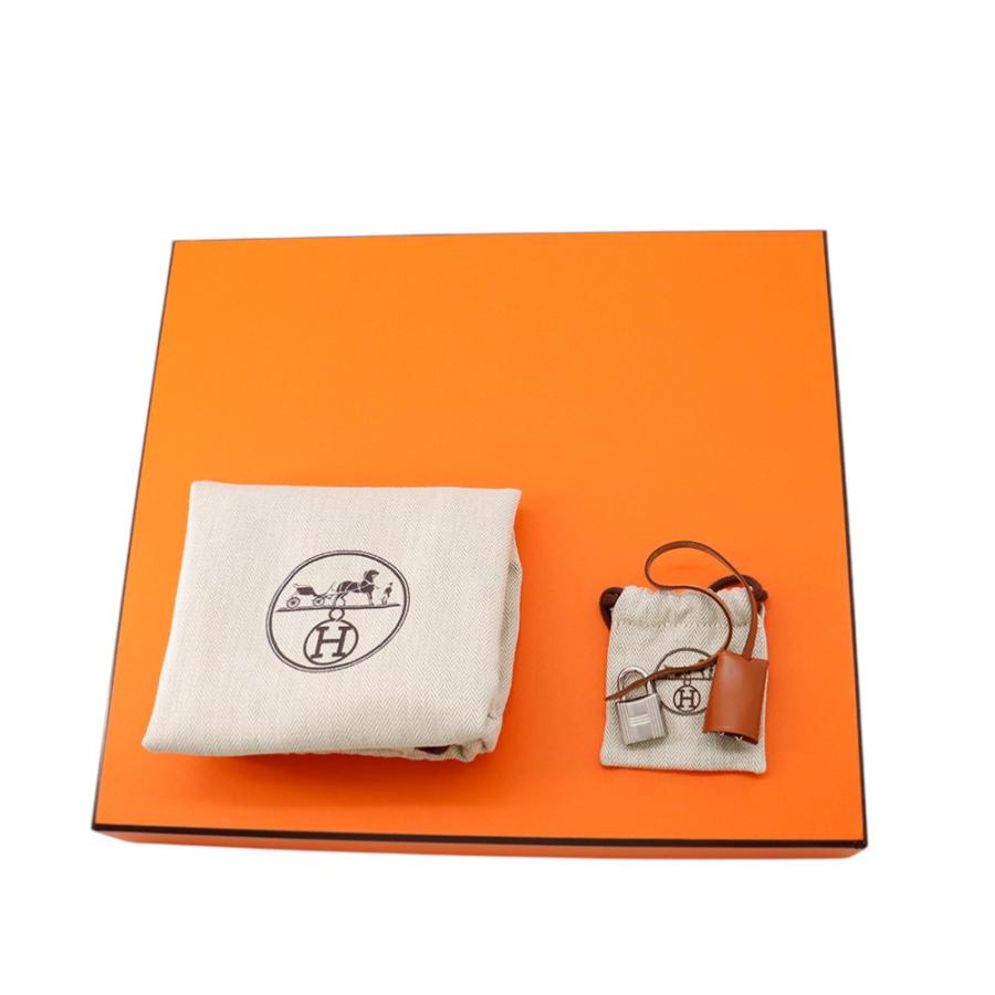 エルメス エールバッグジップPM オレンジミニアン/シルバー金具 トワルオフィシエ/バッシュハンター B刻印_8