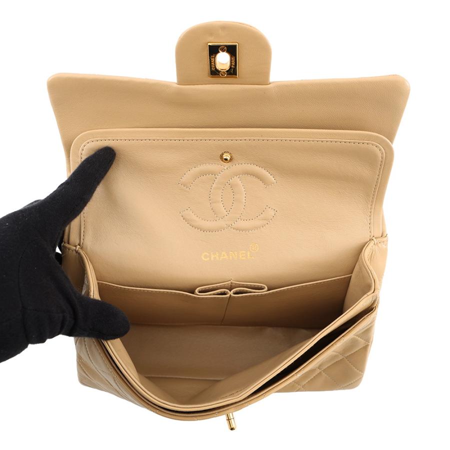 シャネル チェーンショルダーバッグ マトラッセ23 ココマーク ダブルチェーン ラムスキン A01113 CHANEL バッグ 【安心保証】の画像