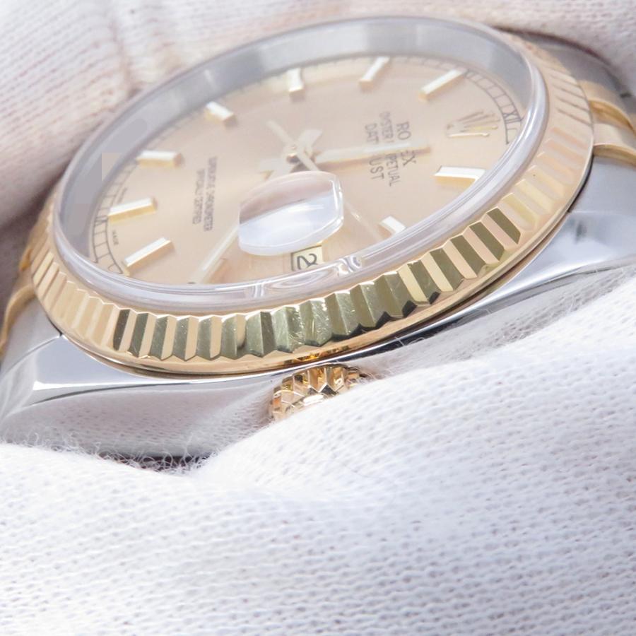 ロレックス デイトジャスト F番 SS/K18YG 116233 ROLEX 腕時計
