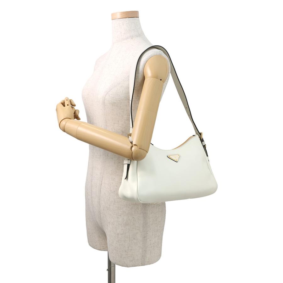 プラダ ショルダーバッグ エメ ミディアム レザー 1BC229 PRADA ワンショルダー 白 【安心保証】_3
