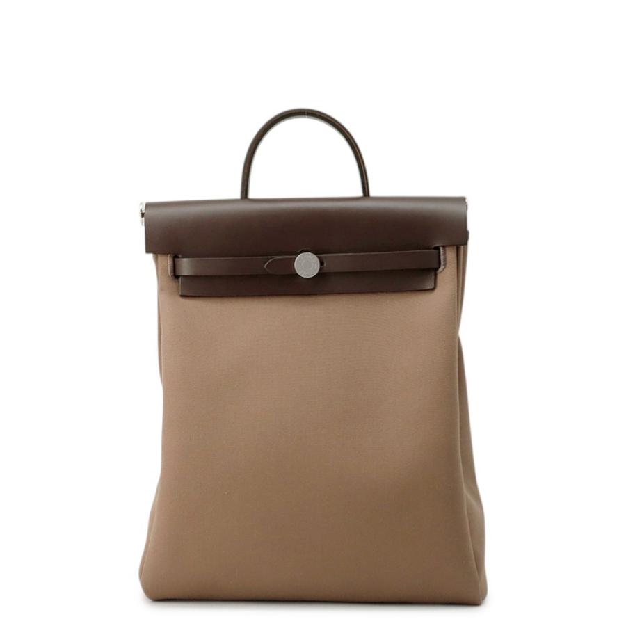 エルメス エールバッグジップPM アド エトゥープ/シルバー金具 トワル