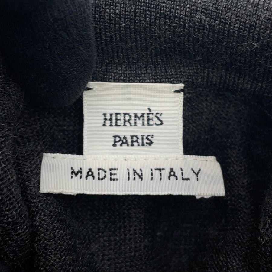 エルメス ワンピース タートルネック カシミヤ シルク レディース 
