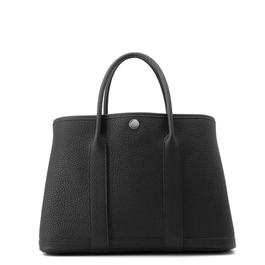 エルメス トートバッグ ガーデンパーティTPM ブラック/シルバー金具 