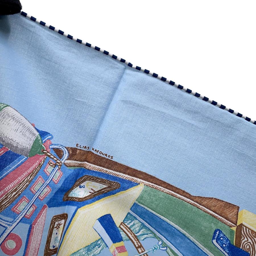 エルメス スカーフ カレ 80 ボード・ア・ボード Bord a Bord Bord a Bord コットン HERMES 2025春夏の画像