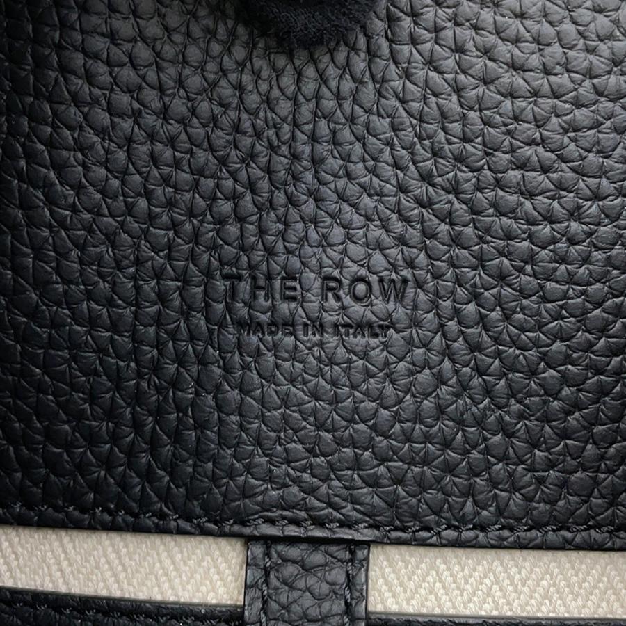 ザ ロウ ハンドバッグ ソフトマルゴー12 レザー W1586 THE ROW 2way 黒 【安心保証】の画像