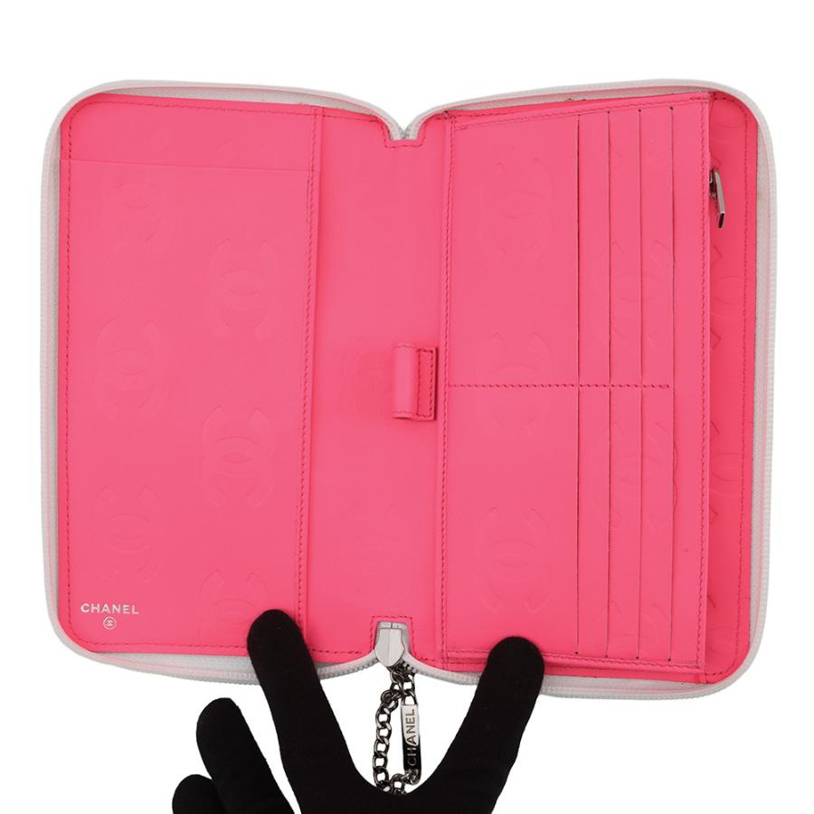 シャネル 長財布 マトラッセ ココマーク カンボンライン ラウンド