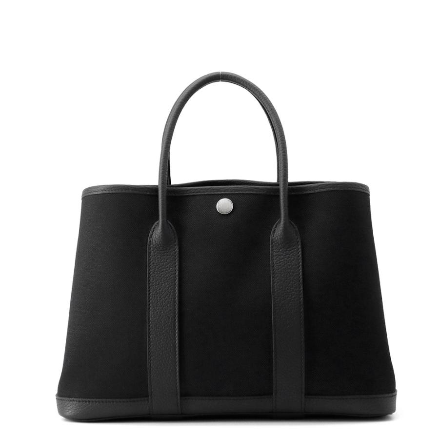 エルメス トートバッグ ガーデンパーティTPM ブラック/シルバー金具