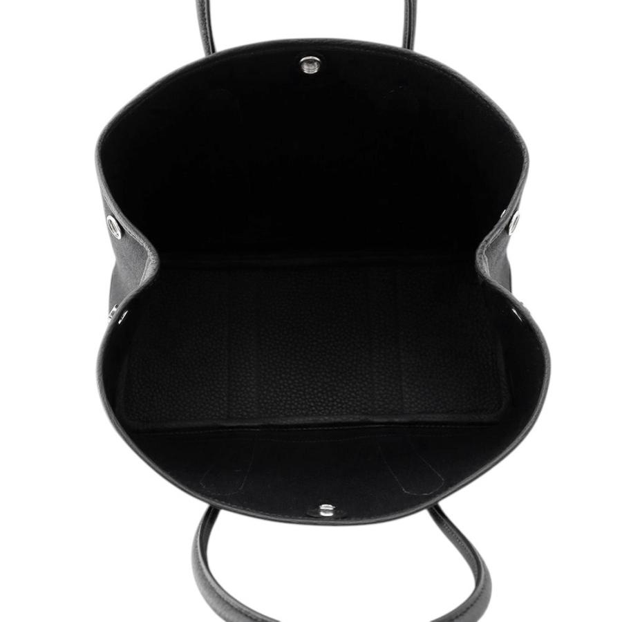 エルメス トートバッグ ガーデンパーティTPM ブラック/シルバー金具