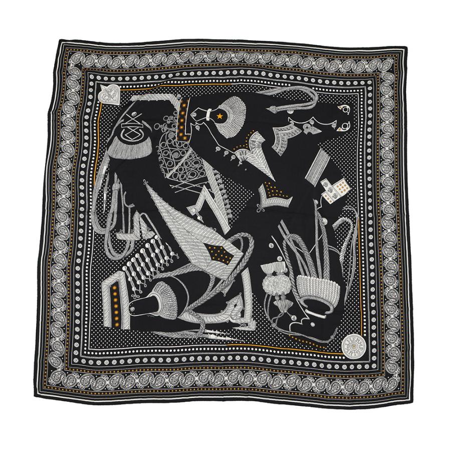 エルメス ストール カレ140 カレジェアン ズアヴとドラゴン Zouaves et