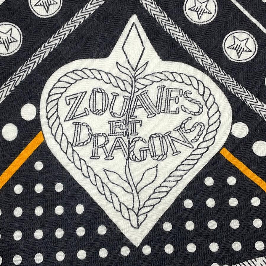 エルメス ストール カレ140 カレジェアン ズアヴとドラゴン Zouaves et