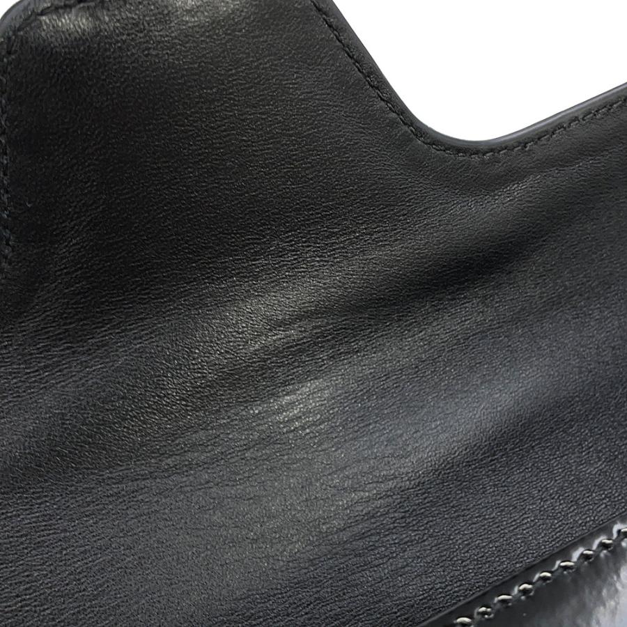 セリーヌ ショルダーバッグ 16 セーズ ブザス スモール パテント 188013 CELINE 黒_8