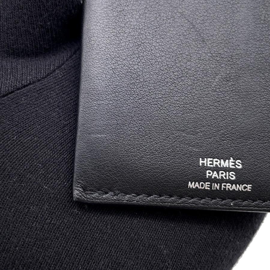 エルメス カードケース シタデル 4CC ブラック スイフト B刻印 HERMES