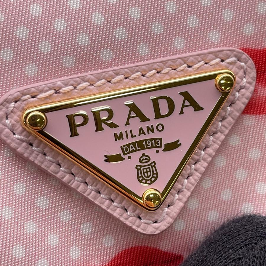 プラダ ポーチ 巾着 ナイロン リップモチーフ 1NS369 PRADA 小物入れ