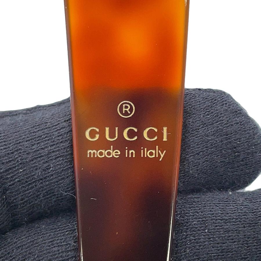 グッチ カチューシャ べっ甲調 ロゴ ラインストーン 796916 GUCCI ヘア