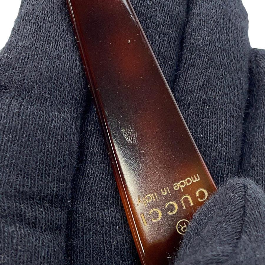 グッチ カチューシャ べっ甲調 ロゴ ラインストーン 796916 GUCCI ヘア