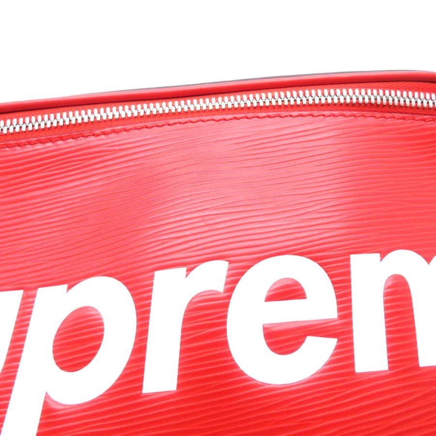 60万円正規品 Louis Vuitton Supreme コラボ バムバッグ ルイヴィトンバムバッグ シュプリーム コラボ 14127 赤/白 ユニ