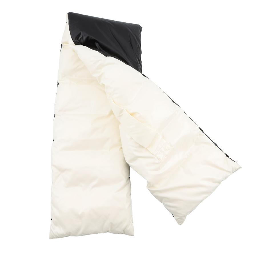 モンクレール マフラー SCIARPA ナイロン E20930000900 MONCLER 黒 白 モンクレール マフラー SCIARPA ナイロン E20930000900 MONCLER 黒 白