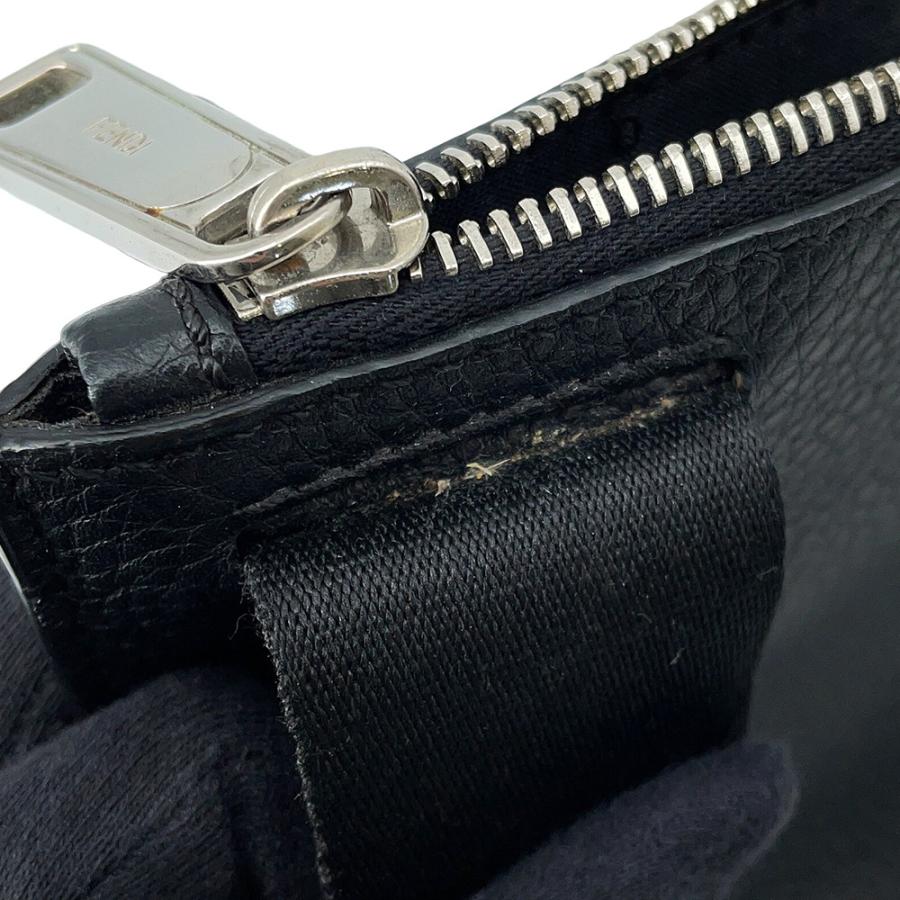 フェンディ ショルダーバッグ FFロゴスタンプ レザー 7VA437 FENDI