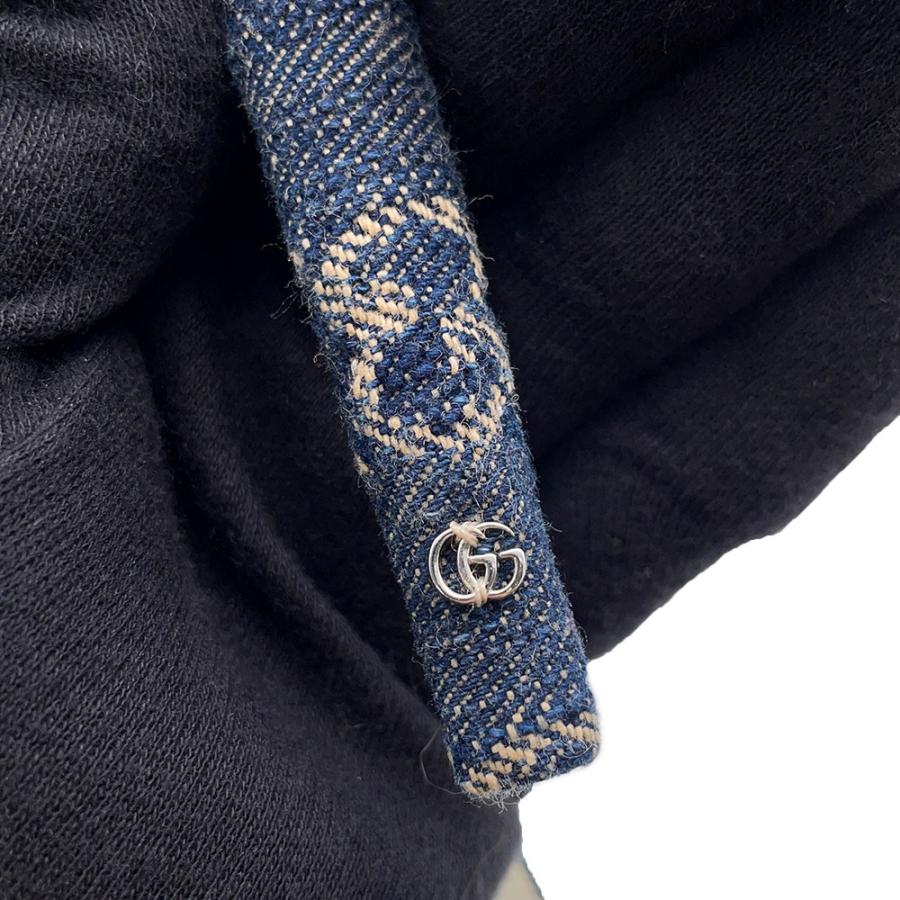グッチ カチューシャ GGデニム エコ ウォッシュ GUCCI ヘア