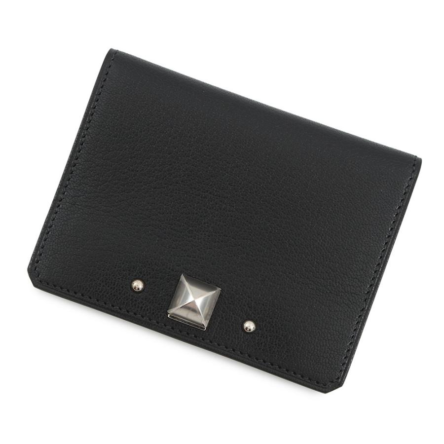 エルメス カードケース メドール ブラック/シルバー金具 シェブルシャムキラ B刻印 エルメス カードケース メドール ブラック/シルバー金具 シェブル