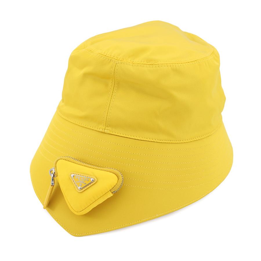 PRADA プラダ バケットハット ホワイト 2HC282 リナイロン プラダ