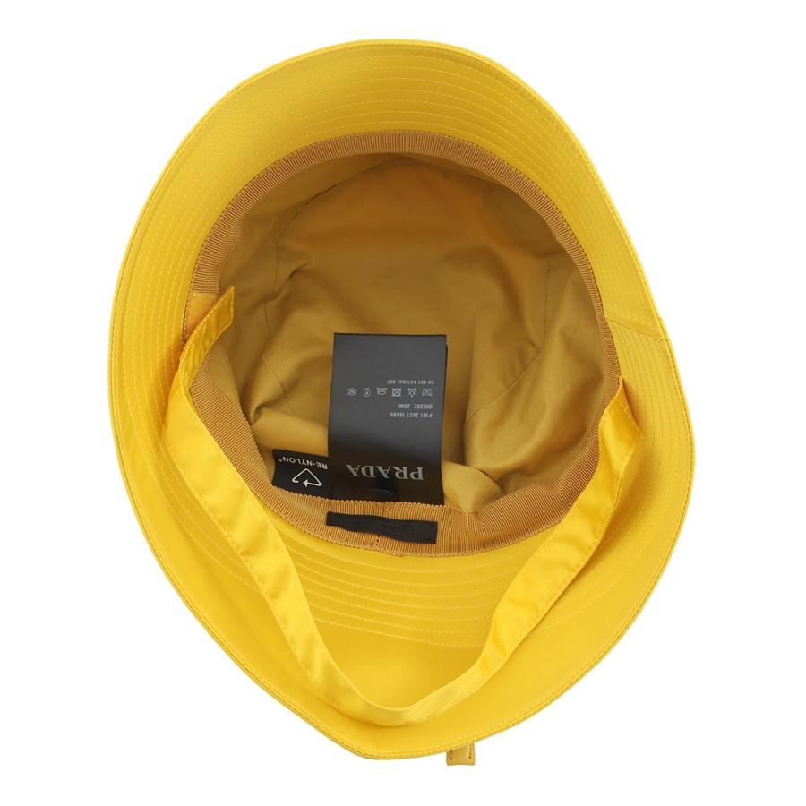 プラダ ハット Re-Nylon トライアングルロゴ ミニポーチ付 バケット