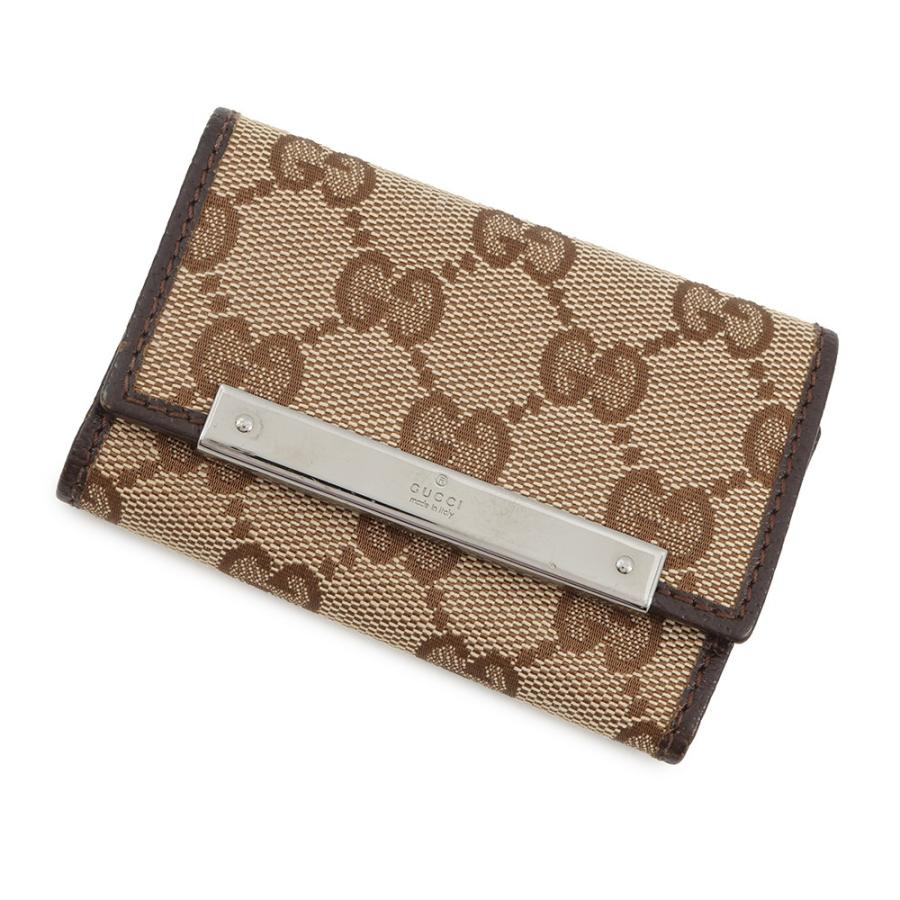 グッチ 6連キーケース GGキャンバス 127048 GUCCI キーケース 【安心