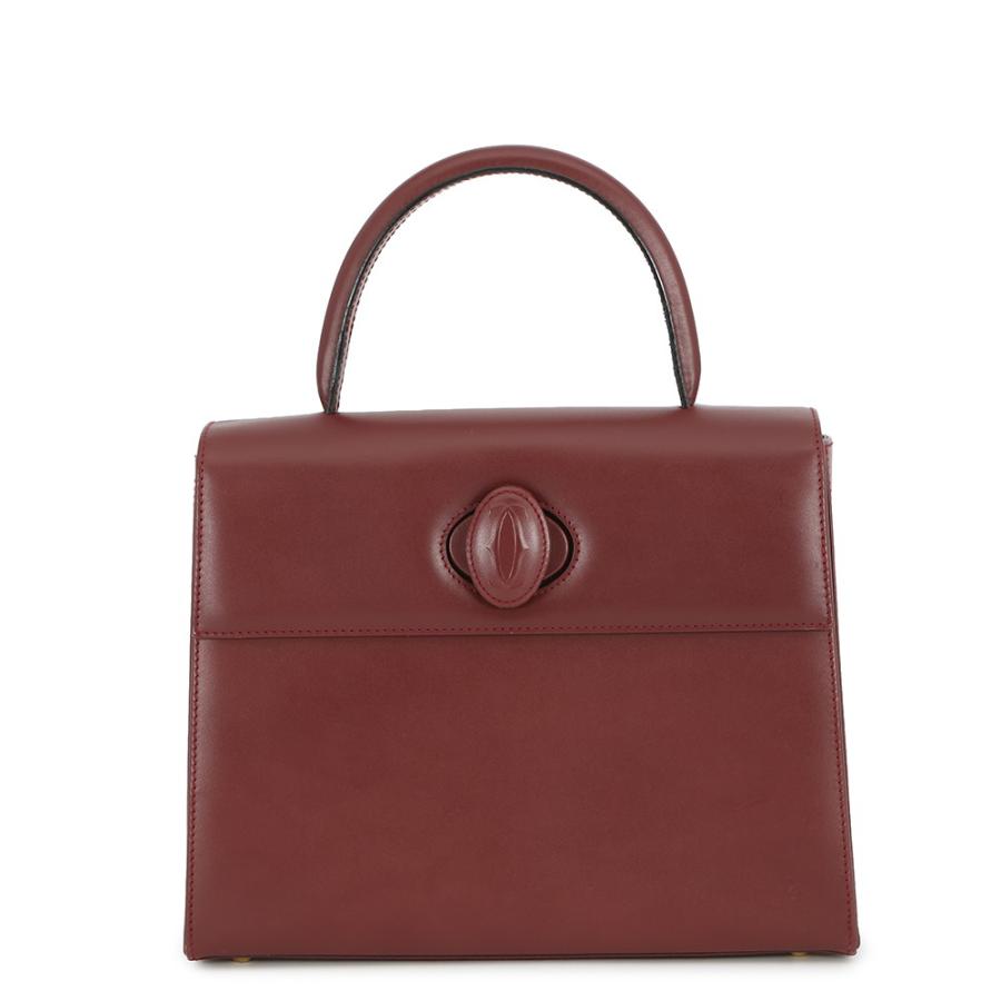 カルティエ ハンドバッグ マストライン レザー カルティエ ハンドバッグ マストライン レザー Cartier 【安心保証