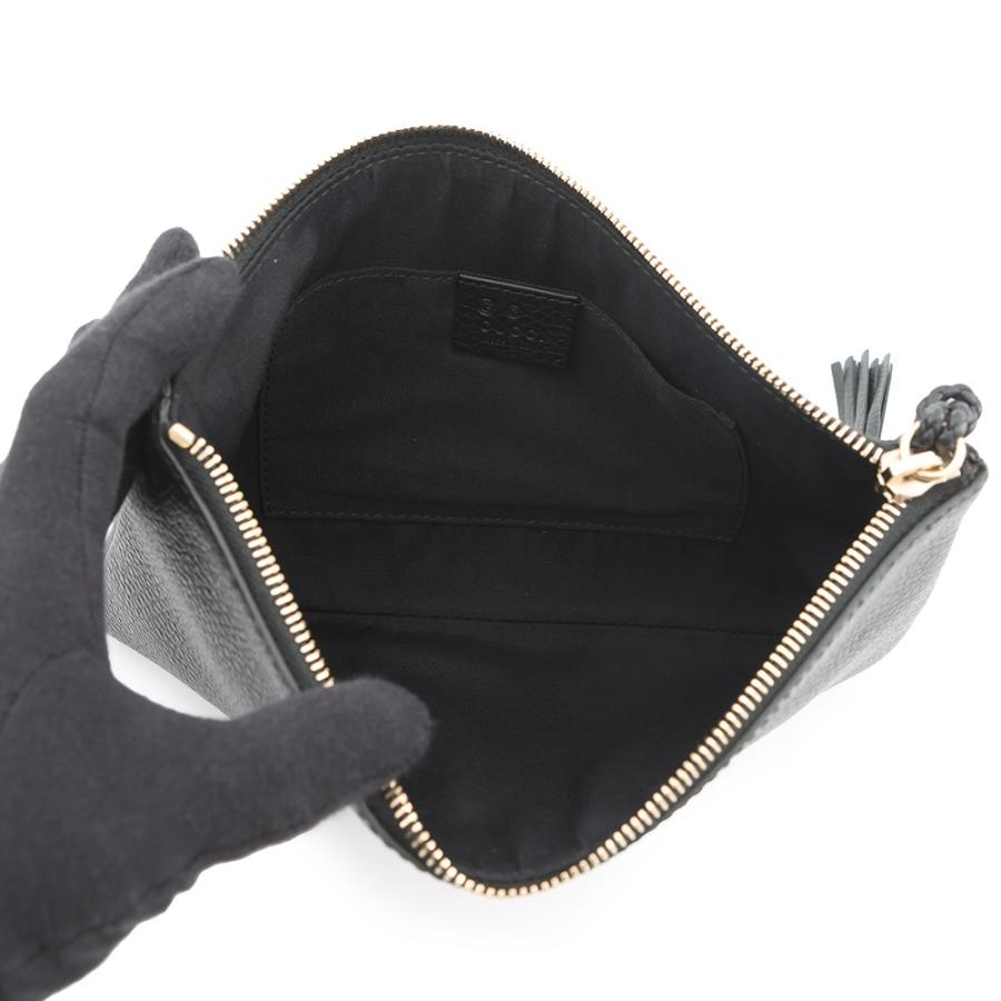 グッチ クラッチバッグ レザー バンブー タッセル ポーチ 376854 GUCCI