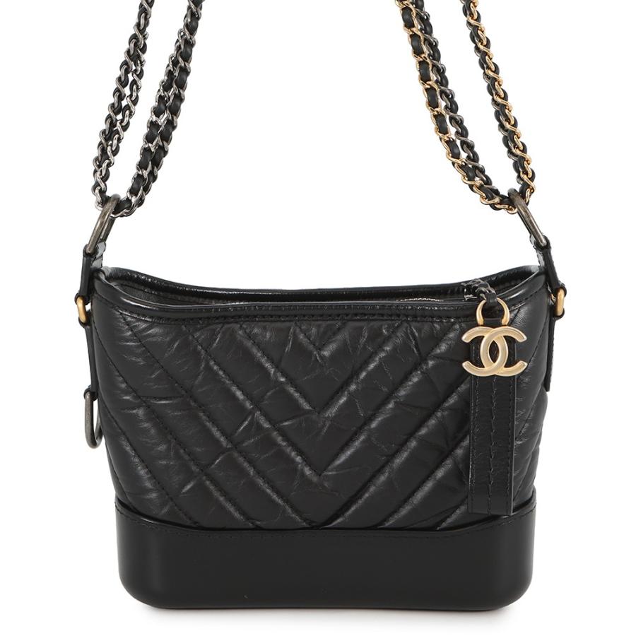 美品★CHANEL シャネル　ガブリエルホーボーバッグ　スモールブラック CHANEL（シャネル） 【新品同様】シャネル ガブリエル スモール