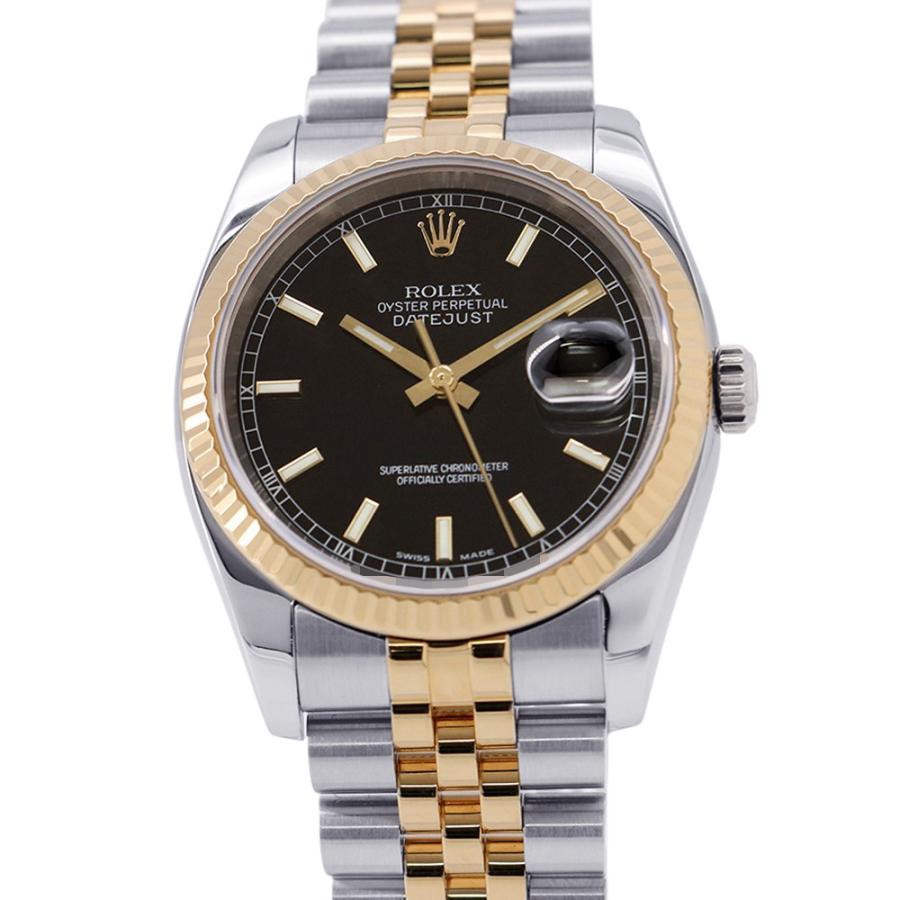 ロレックス デイトジャスト Y番 SS/K18YG コンビ 116233 ROLEX 腕時計