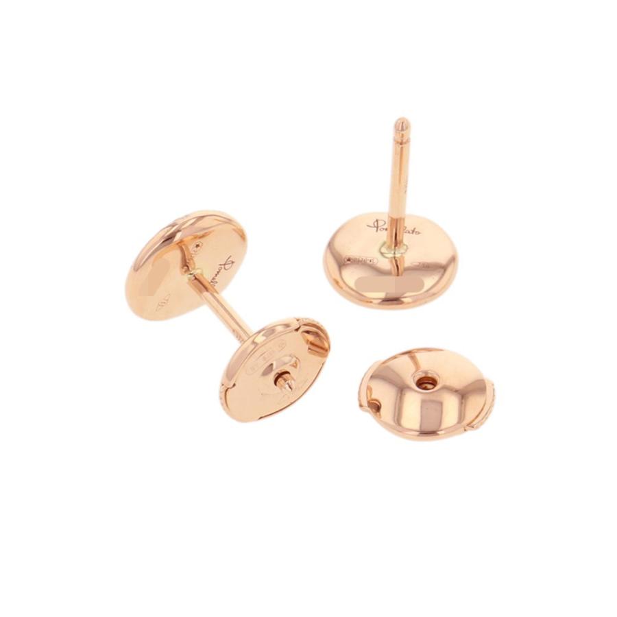 ポメラート ピアス サッビア ブラウンダイヤモンド 44P 計0.48ct K18PG