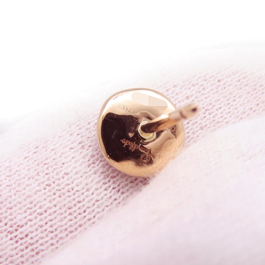 ポメラート ピアス サッビア ブラウンダイヤモンド 44P 計0.48ct K18PG