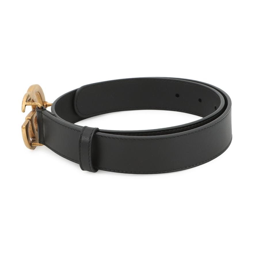 グッチ ベルト ダブルG レザー サイズ70 414516 GUCCI 黒 【安心保証