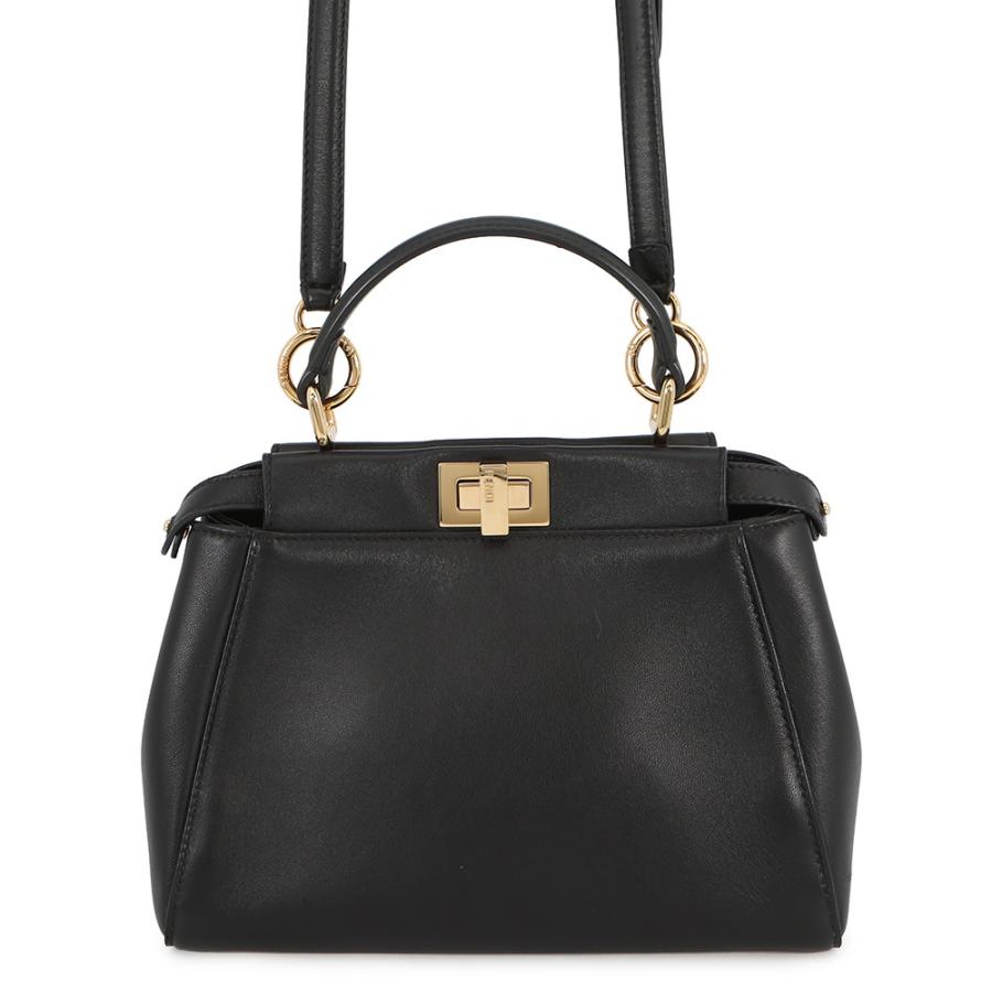 フェンディ ハンドバッグ ミニ ピーカブー レザー 8BN244 FENDI バッグ 