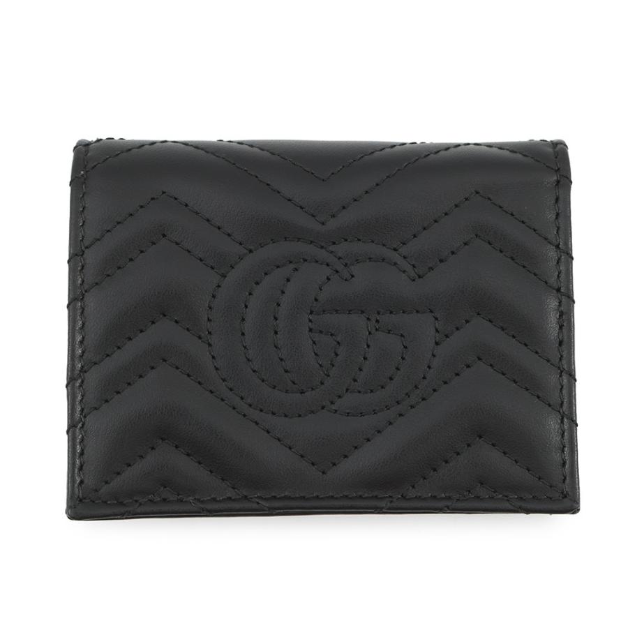 半期決算セール開催中】 グッチ 二つ折り財布 GGマーモント ダブルG