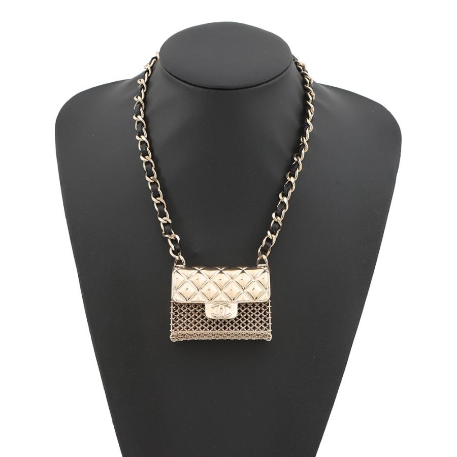 シャネル ネックレス マトラッセ バッグ型 B21 S AB6136 CHANEL