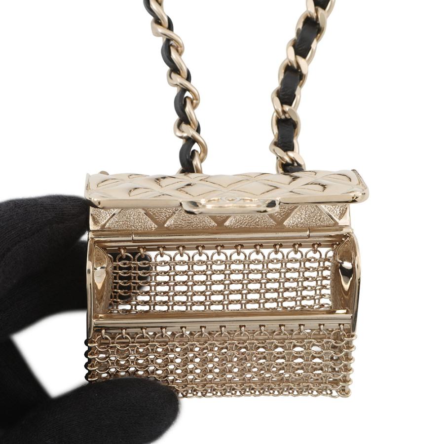 シャネル ネックレス マトラッセ バッグ型 B21 S AB6136 CHANEL 