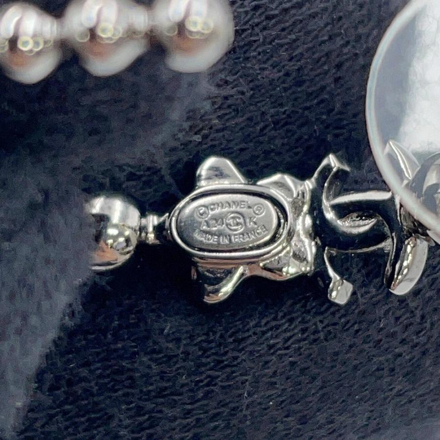 シャネル ピアス ココマーク ラインストーン スター A24K CHANEL アクセサリー 【安心保証】の画像