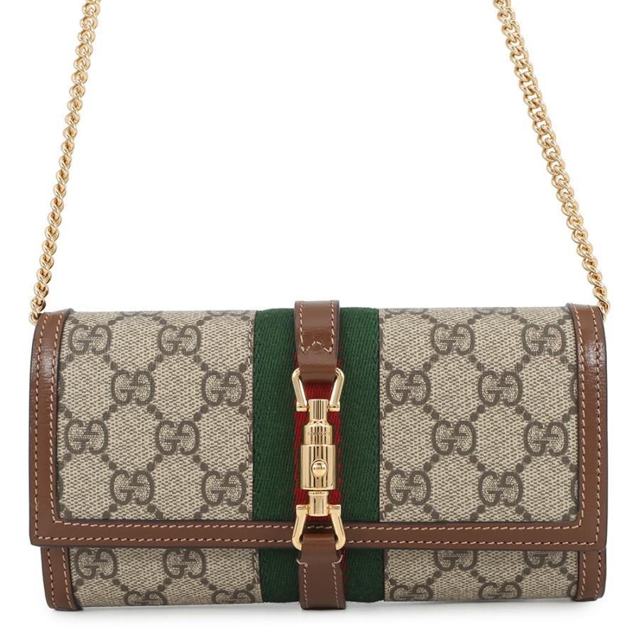 GUCCI 財布 グッチ チェーンウォレット GGスプリーム ジャッキー1961 652681 GUCCI