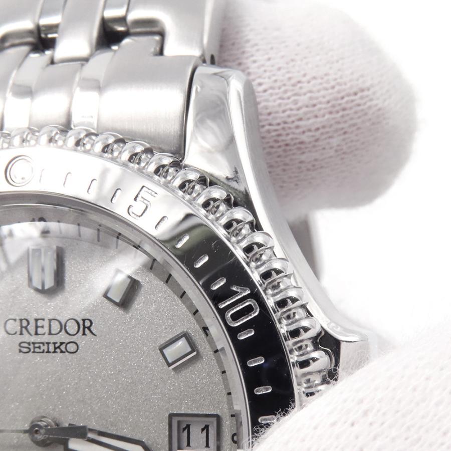 セイコー クレドール パシフィーク GCAX993 SEIKO 腕時計 シルバー文字