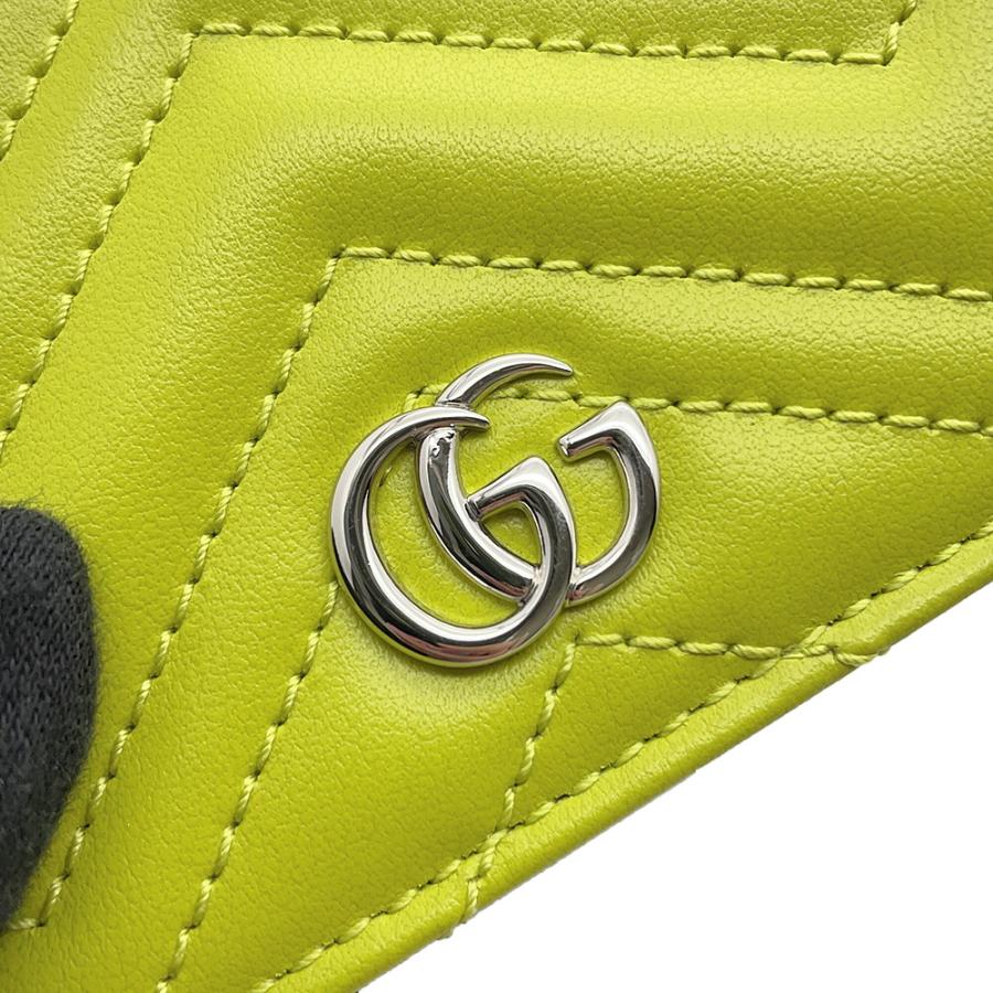 半期決算セール開催中】 グッチ 二つ折り財布 GGマーモント コンパクト
