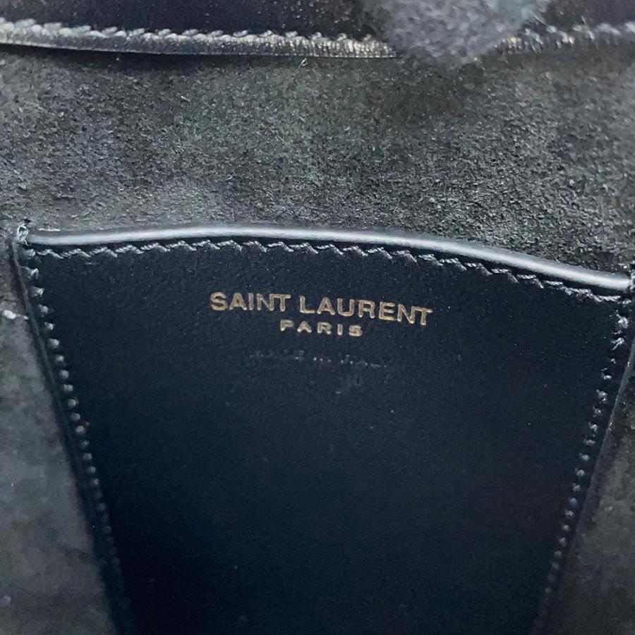 サンローランパリ ショルダーバッグ LE 5 A 7 ミニ バーティカル レザー 735214 SAINT LAURENT PARIS 黒 【安心保証】の画像