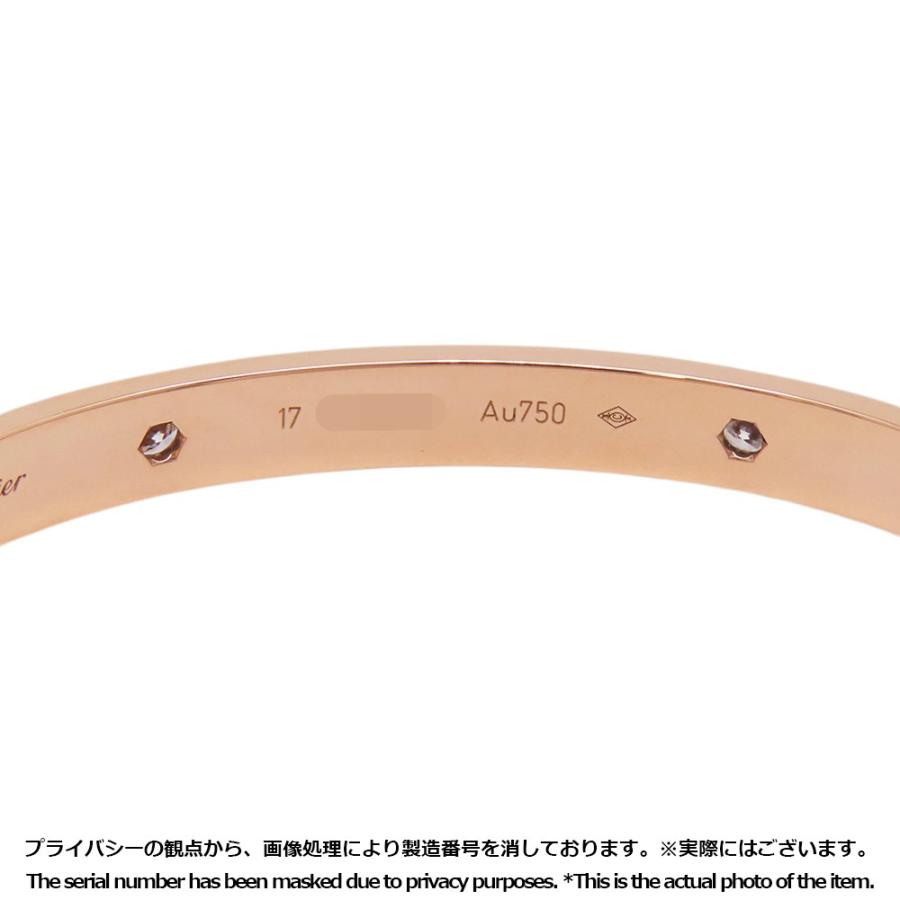 カルティエ ブレスレット ラブブレス クラシック ダイヤ 4P K18PG