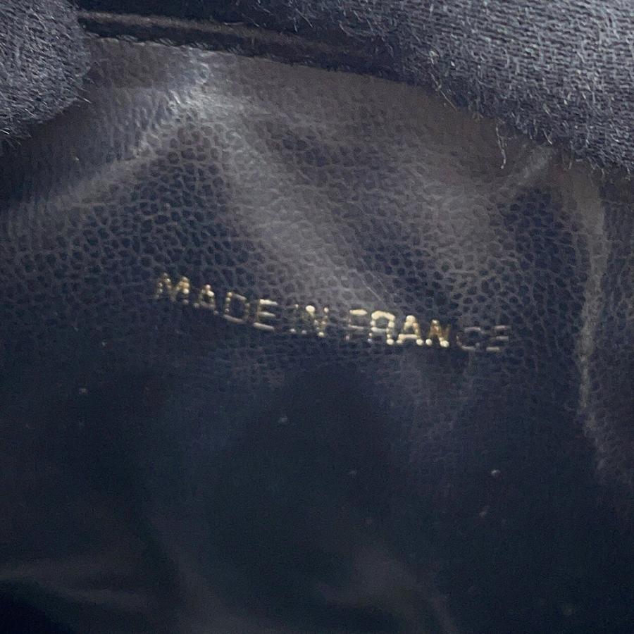 シャネル バニティバッグ ココマーク キャビアスキン 縦型 A01998 CHANEL 化粧ポーチ コスメポーチ 黒 【安心保証】