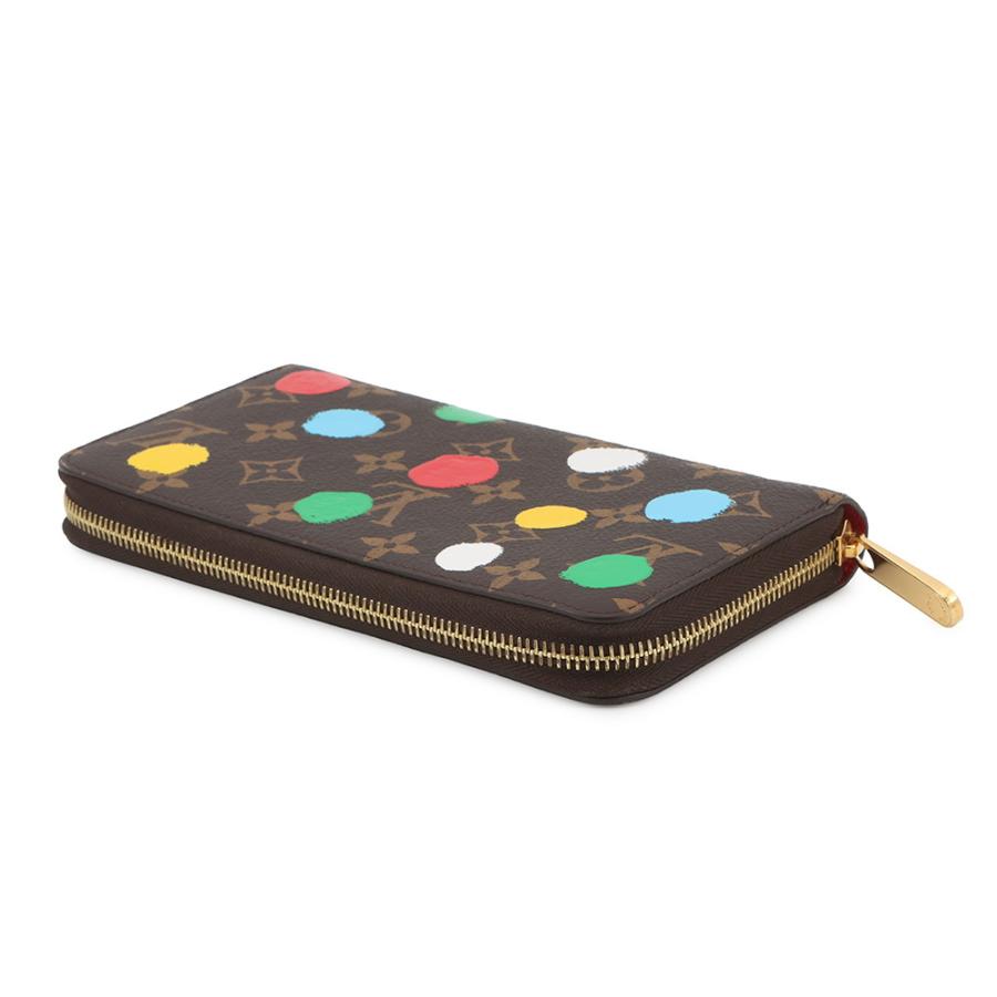 ルイヴィトン 長財布 モノグラム LV × YK ジッピー・ウォレット M81864 LOUIS VUITTON 草間彌生コラボ ルイヴィトン 長財布 モノグラム LV × YK ジッピー・ウォレット M81864