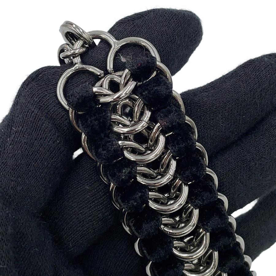 シャネル ブレスレット ココマーク ベルベット ラインストーン フェイクパール 05A CHANEL アクセサリー 【安心保証】の画像