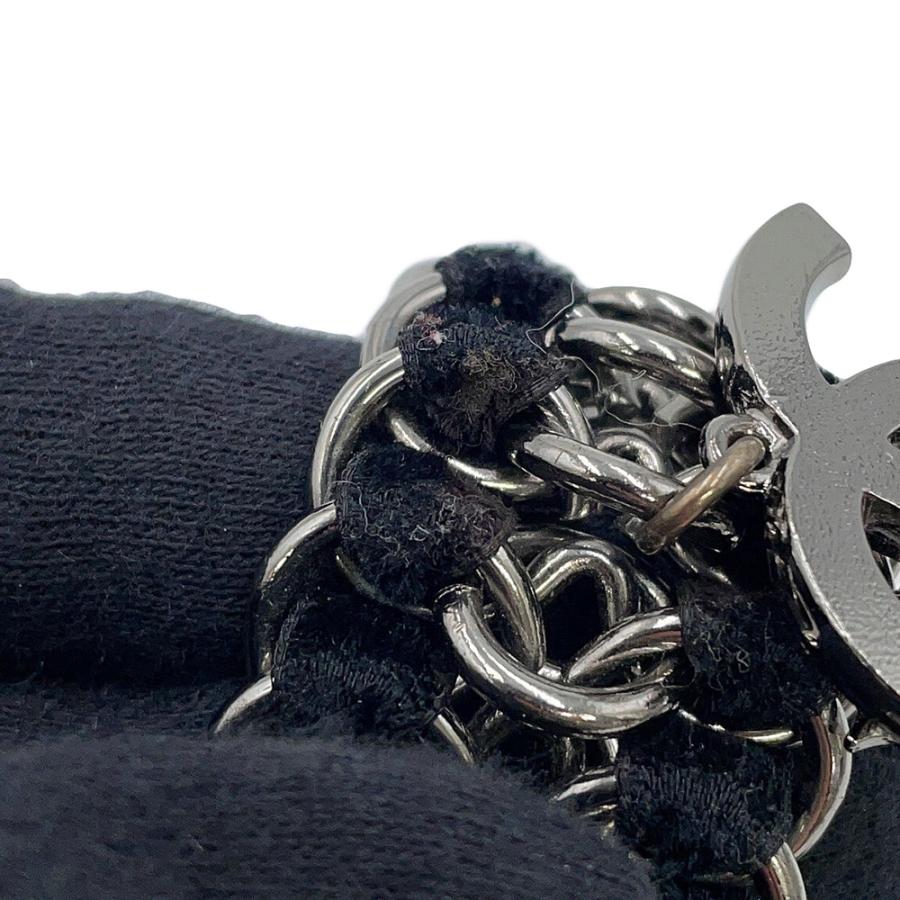 シャネル ブレスレット ココマーク ベルベット ラインストーン フェイクパール 05A CHANEL アクセサリー 【安心保証】の画像
