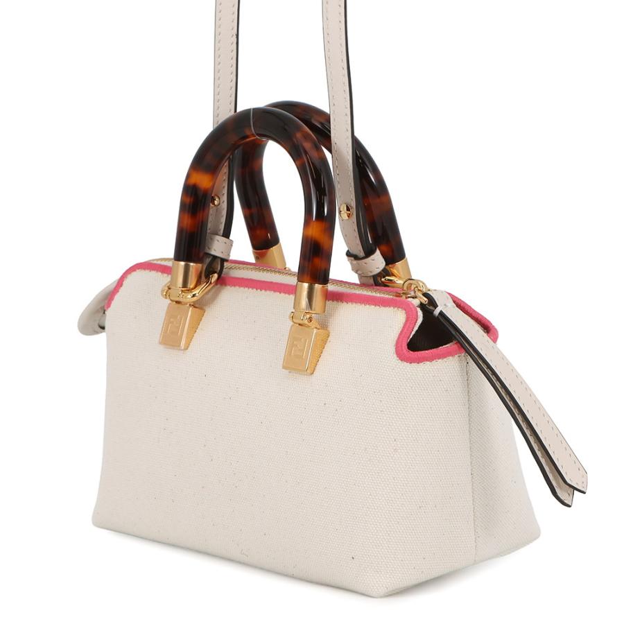 フェンディ ハンドバッグ バイザウェイ ミニ 8BS067 キャンバス FENDI 2wayショルダーバッグ 【安心保証】